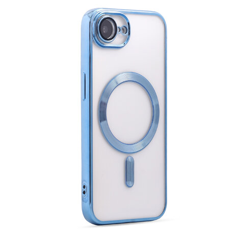 iPhone 16e - Blauw - Siliconen MagSafe Back Cover