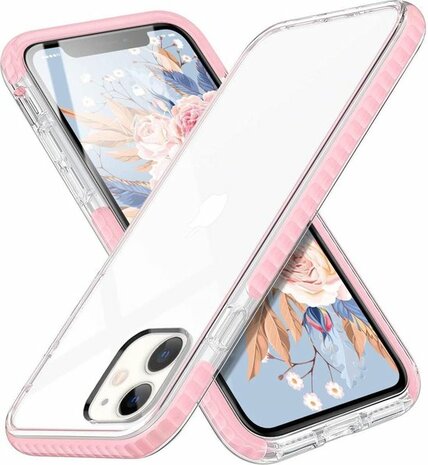 iPhone 12 Mini Roze - Gel Armor Back Cover