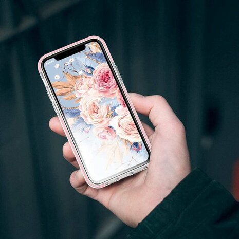iPhone 12 Mini Roze - Gel Armor Back Cover