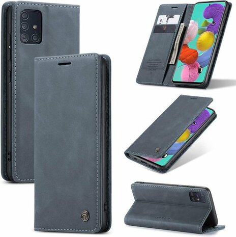 Samsung A51 Shadow Gray - Book Case