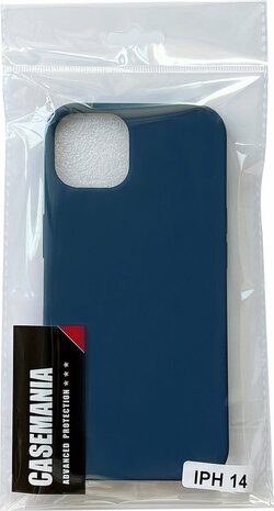 iPhone 14 - HQ TPU Back Cover - Donker Blauw