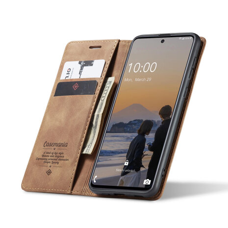 Pixel 6A Sienna Brown &amp; Glas - Book Case