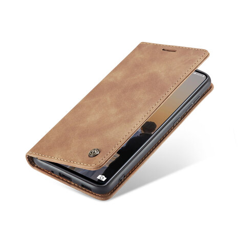Pixel 6A Sienna Brown &amp; Glas - Book Case