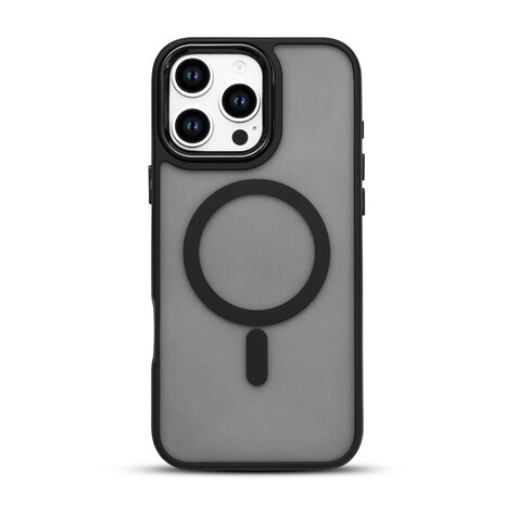 iPhone 16 Pro - Zwart - Matte Armor - Geschikt voor MagSafe