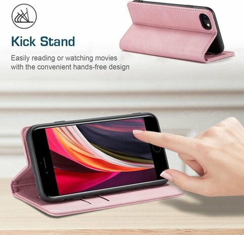 iPhone SE 2020 Pale Pink - Book Case