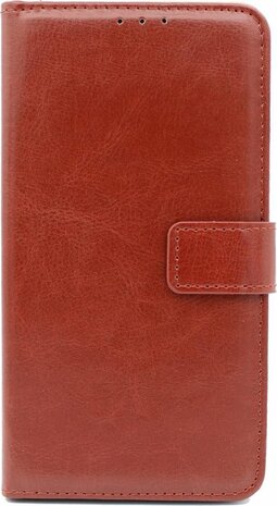 iPhone 12 Pro Max - Book Case - Bruin