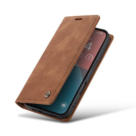 iPhone 16 - Sienna Brown - Book Case