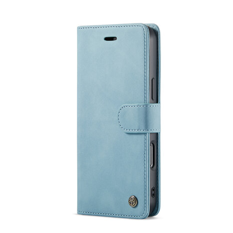 iPhone 16 Pro Max - Aqua Blue - 2 in 1 Book Case