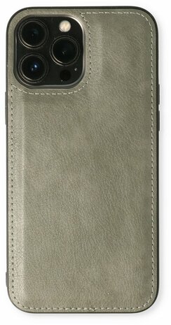 iPhone 11 Grijs - 2 in 1 HQ Book met Extra Vakken