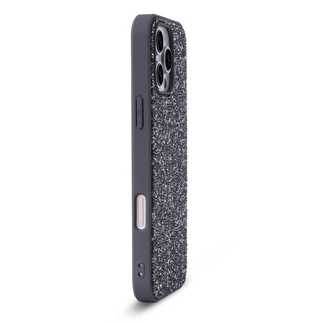 iPhone 16 Pro Max - Diamant Glitter - Zilver