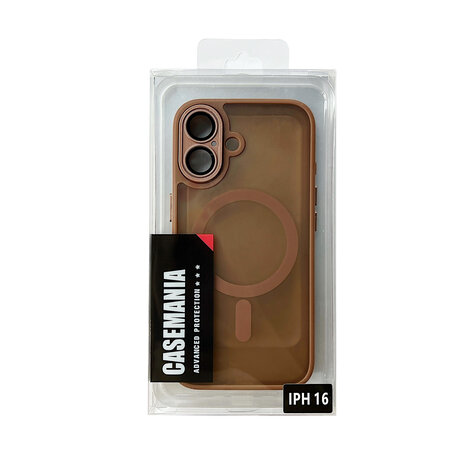 iPhone 16 - Matte MagSafe Armor Back Cover - Bruin
