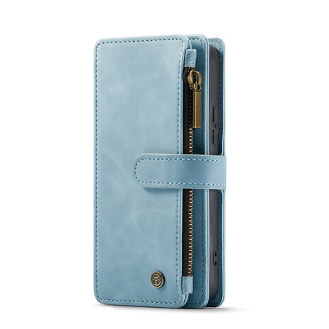 Samsung A55 - Aqua Blue - Book Case met Rits