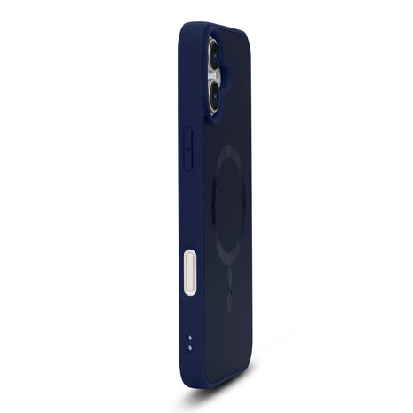 iPhone 16 Plus - Blauw - Carbon MagSafe Back Cover