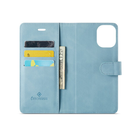 iPhone 16 Plus - Aqua Blue - 2 in 1 Book Case