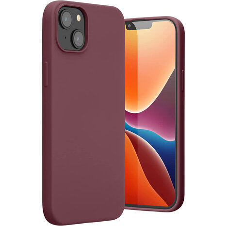 iPhone 14 Plus - Liquid Back Cover - Bordeaux