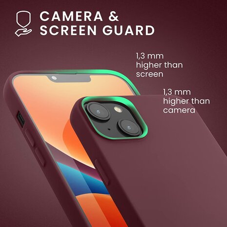 iPhone 14 Plus - Liquid Back Cover - Bordeaux
