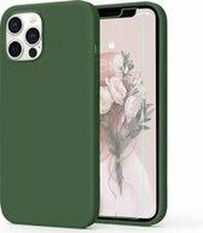 iPhone 12 Pro Max - Back Cover &amp; Glas - Groen