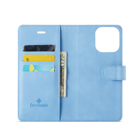 iPhone 16 Pro Max - Sky Blue - 2 in 1 Book Case