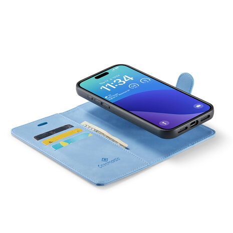 iPhone 16 Pro Max - Sky Blue - 2 in 1 Book Case