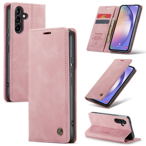 Samsung A14 Pale Pink - Book Cover