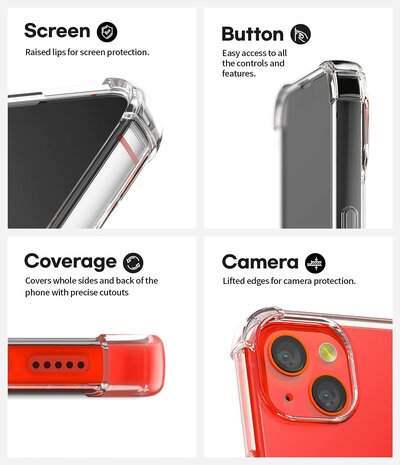iPhone 15 - HQ Anti-Shock - Transparant