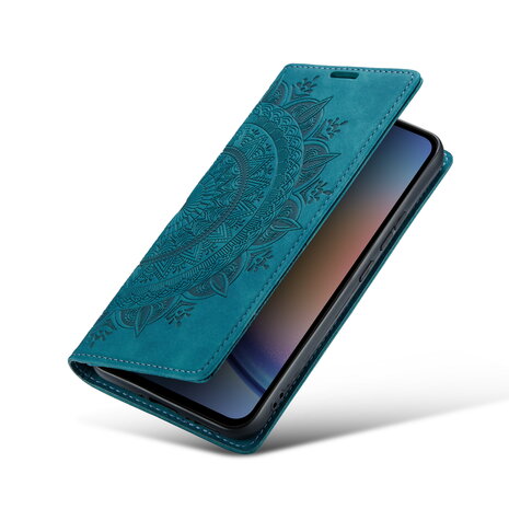 Samsung A55 - Emerald Green - Mandala Book Case