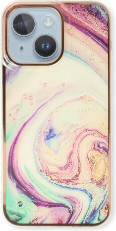 iPhone 14 - Marmer Back Cover - Twister