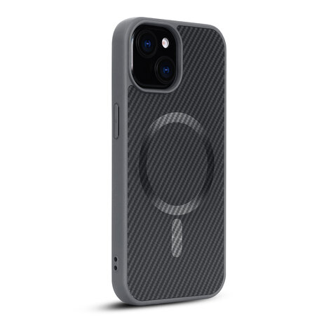 iPhone 14 - Grijs - Carbon MagSafe Back Cover