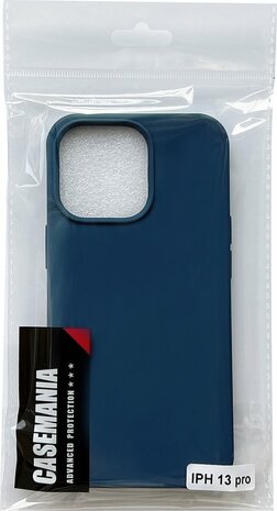 iPhone 13 Pro - HQ TPU Back Cover - Donker Blauw