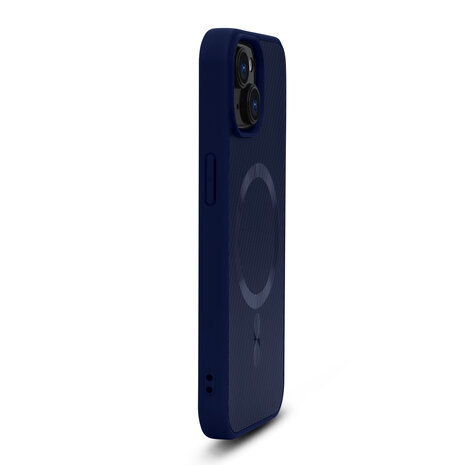 iPhone 14 - Blauw - Carbon MagSafe Back Cover