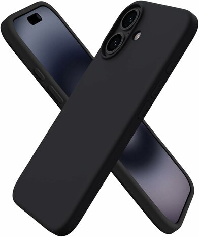 iPhone 16 Plus - Back Cover Camera Bescherming &amp; 2x Glas - Zwart