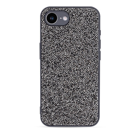 iPhone 16E - Diamant Glitter - Grijs