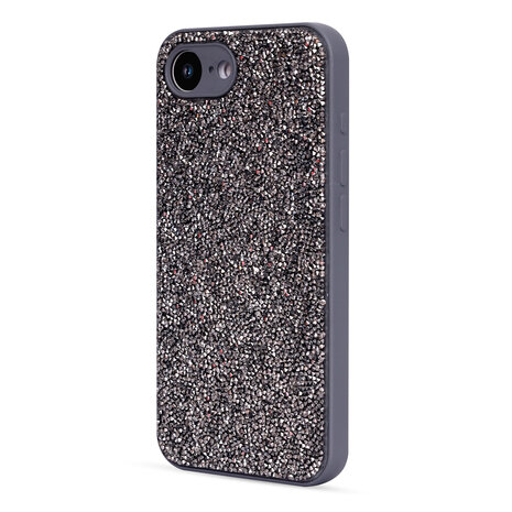 iPhone 16E - Diamant Glitter - Grijs