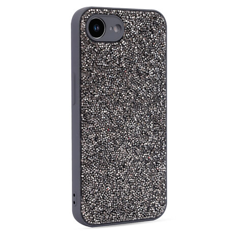 iPhone 16E - Diamant Glitter - Grijs