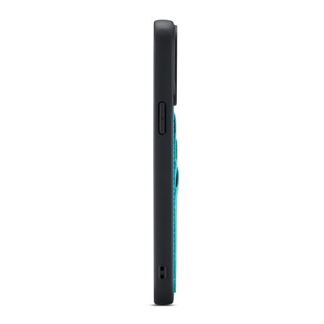 iPhone 14 Pro Max - Back Cover met Kaarthouder - Azure Blue