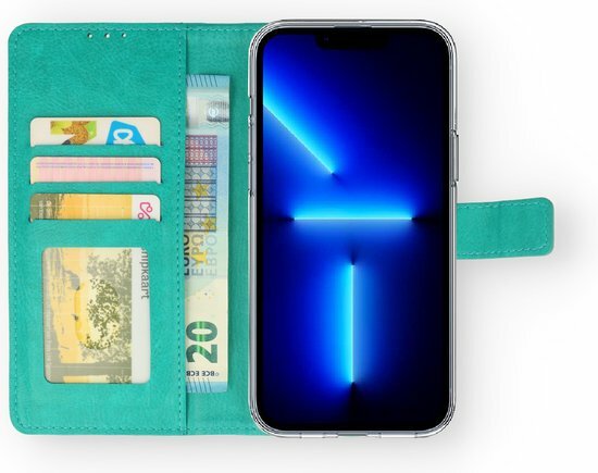 iPhone 14 Pro - Book Case - Turquoise