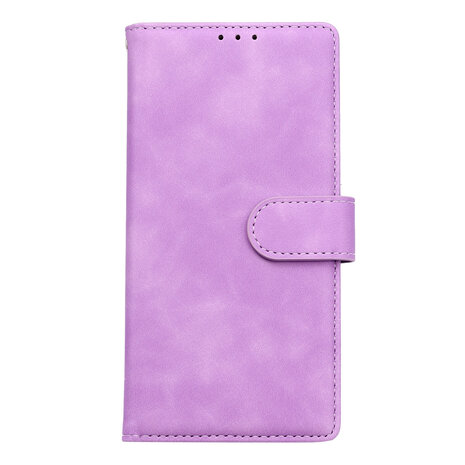 iPhone 16e - Suide Book Case - Paars