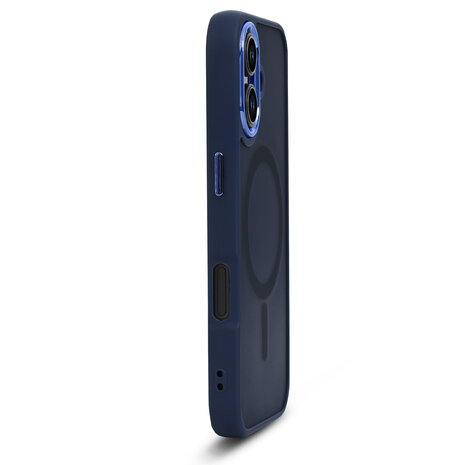 iPhone 16 Plus - Blauw - Matte Armor - Geschikt voor MagSafe