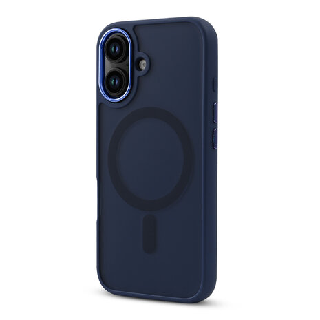 iPhone 16 Plus - Blauw - Matte Armor - Geschikt voor MagSafe