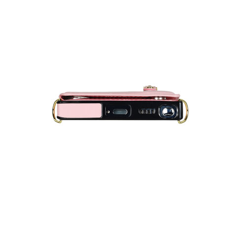 Samsung S24 Ultra Roze - Back Cover met Koord