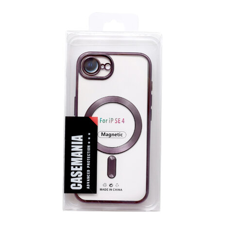 iPhone 16e - Paars - Siliconen MagSafe Back Cover