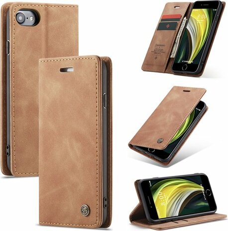 iPhone SE 2020 Sienna Brown - Book Case
