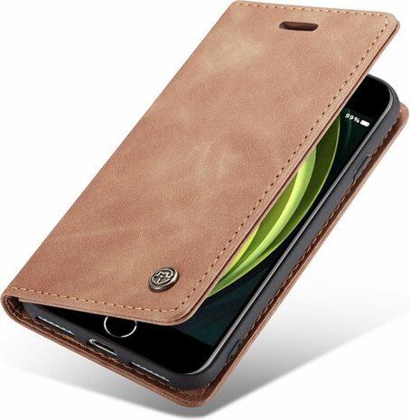 iPhone SE 2020 Sienna Brown - Book Case