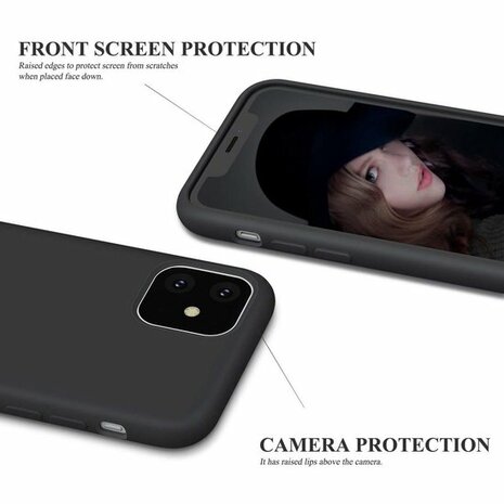 iPhone 11 - Back Cover &amp; Glas - Zwart