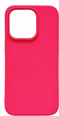 iPhone 14 Pro - HQ TPU Back Cover - Neon Roze