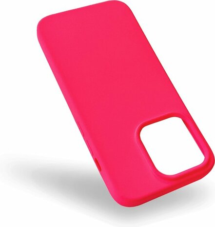 iPhone 14 Pro - HQ TPU Back Cover - Neon Roze