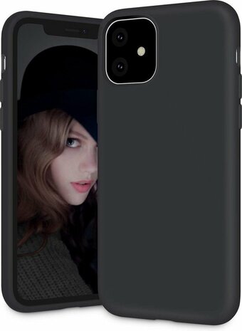 iPhone 11 - Siliconen Back Cover - Zwart