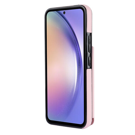 Samsung A55 - Roze - Back Cover met Koord