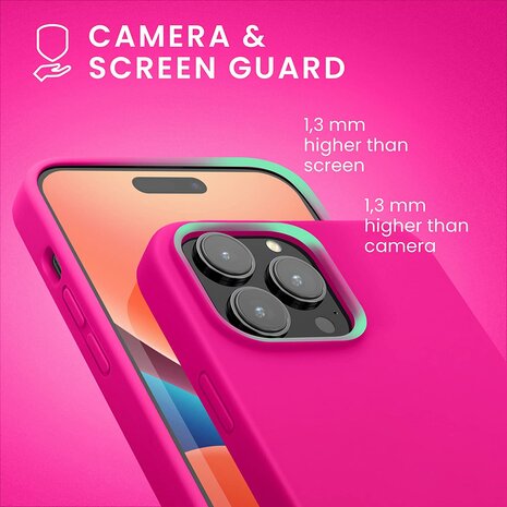 iPhone 14 Pro - Liquid Back Cover - Roze