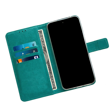 iPhone 16e - Book Case - Turquoise